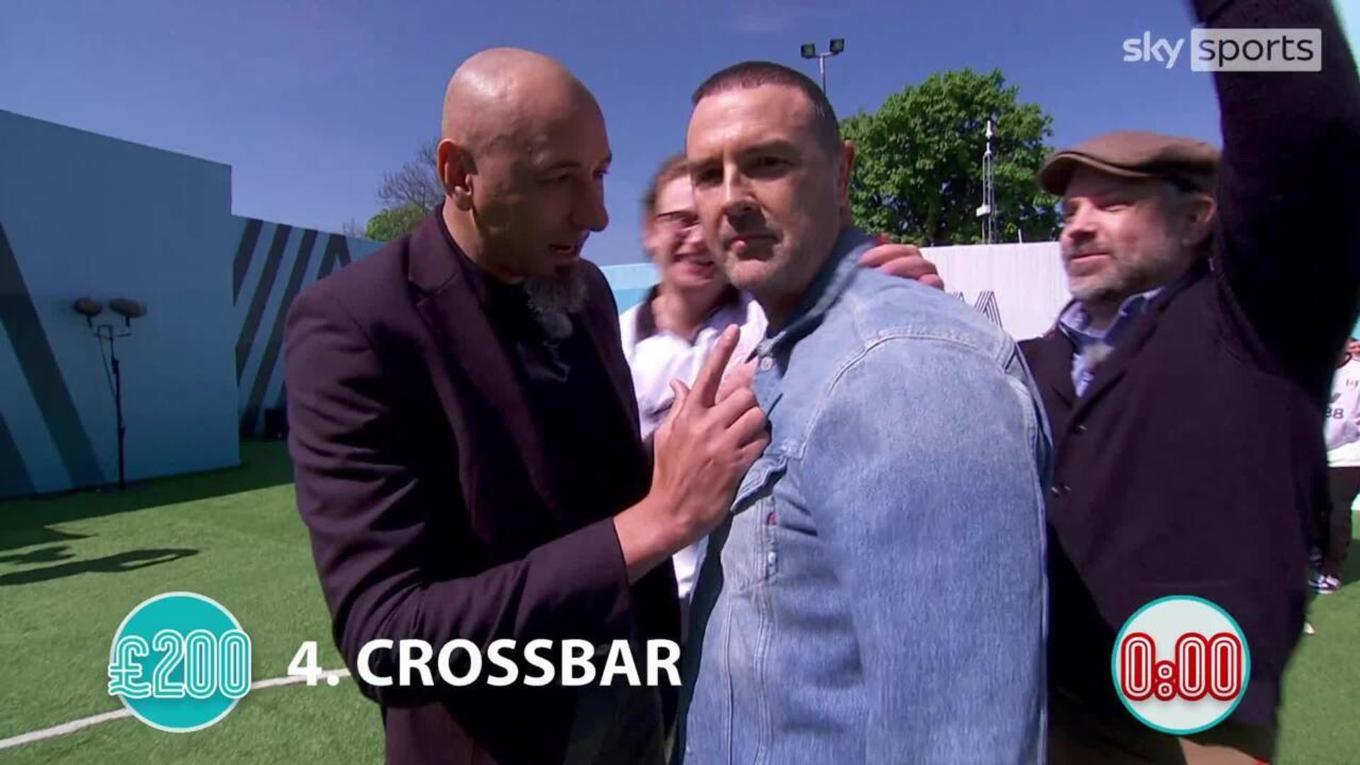 Paddy McGuinness nails Soccer AM Pro-AM volley and crossbar!