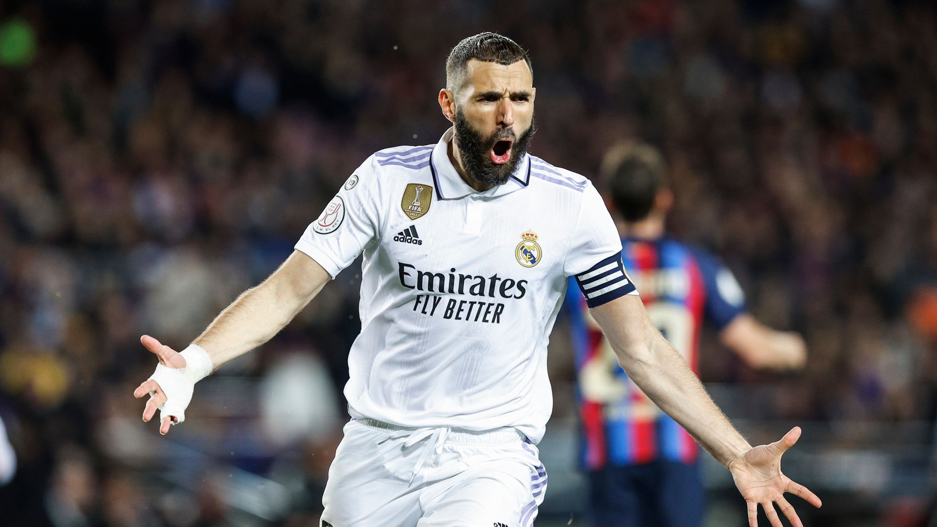 Barcelona stunned as Benzema hat-trick sends Real into Copa del Rey final