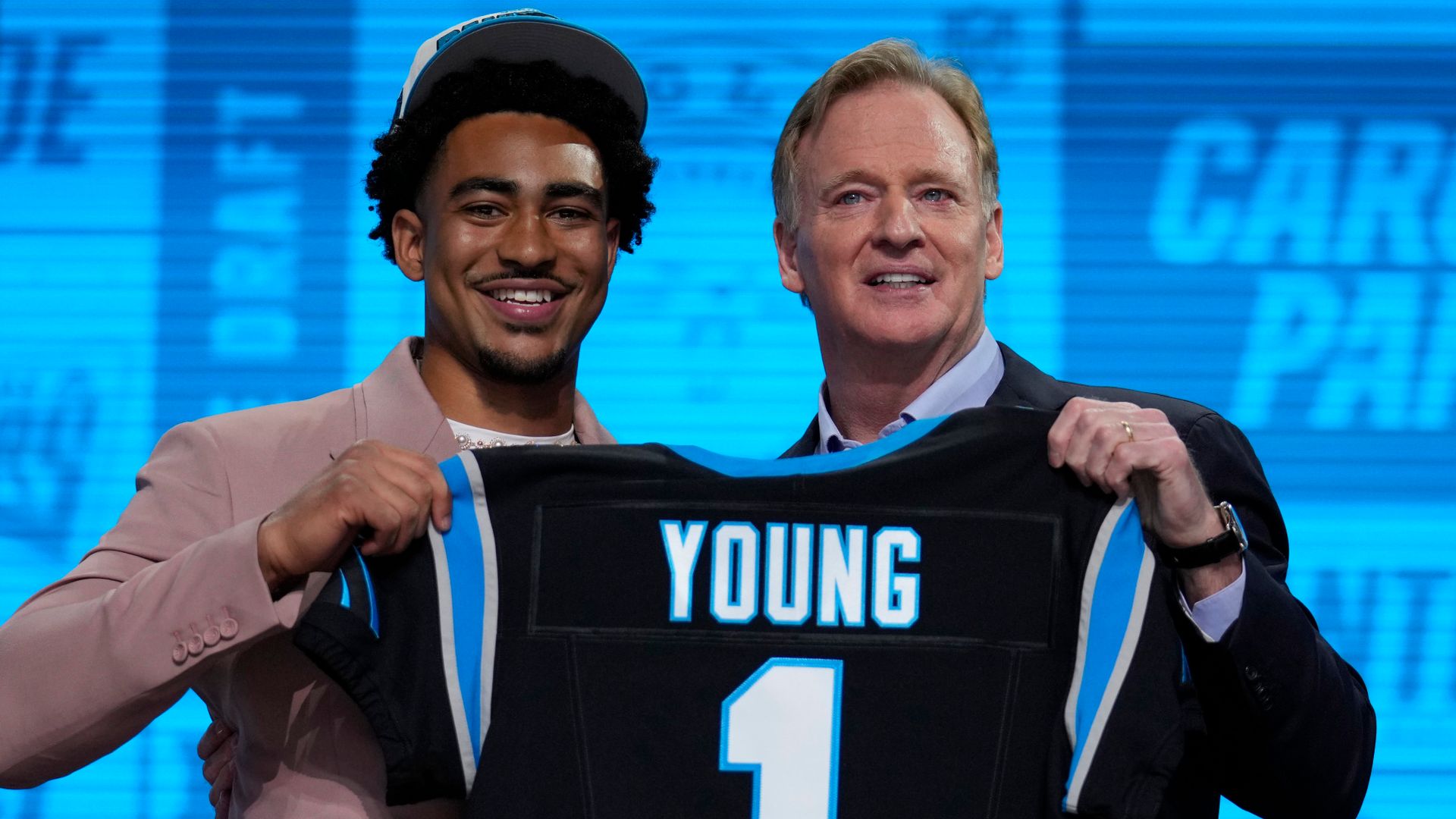 Young drafted No 1 by Panthers | Texans trade up for double-player swoop