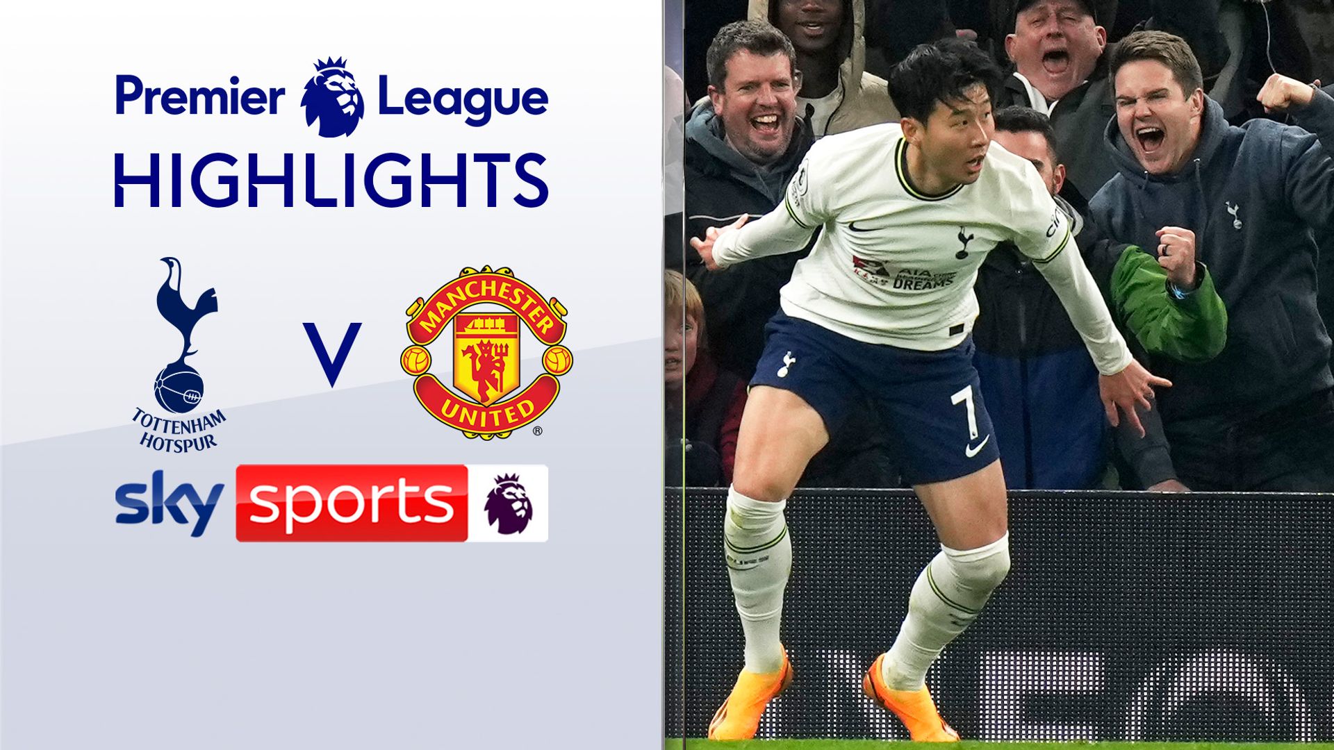 Spurs stage second-half fight back against Man Utd