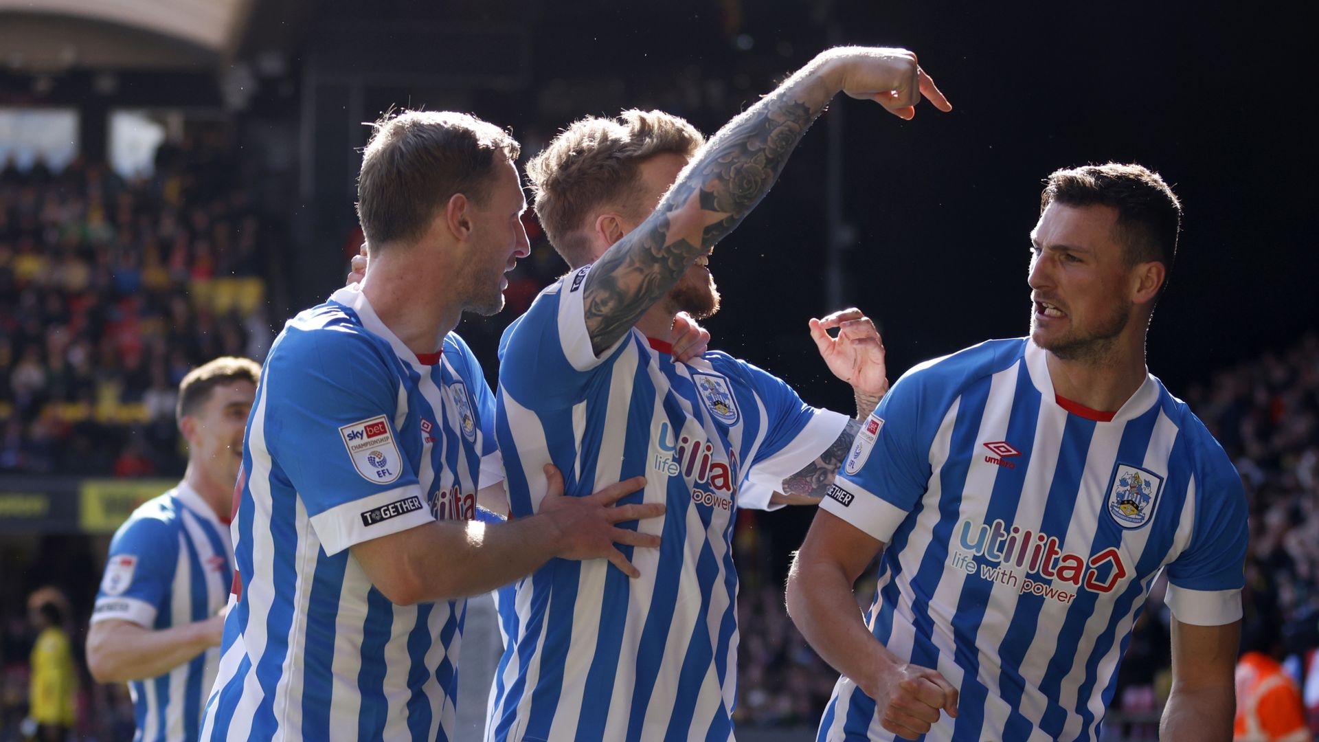 Huddersfield win at Watford to climb out of bottom three