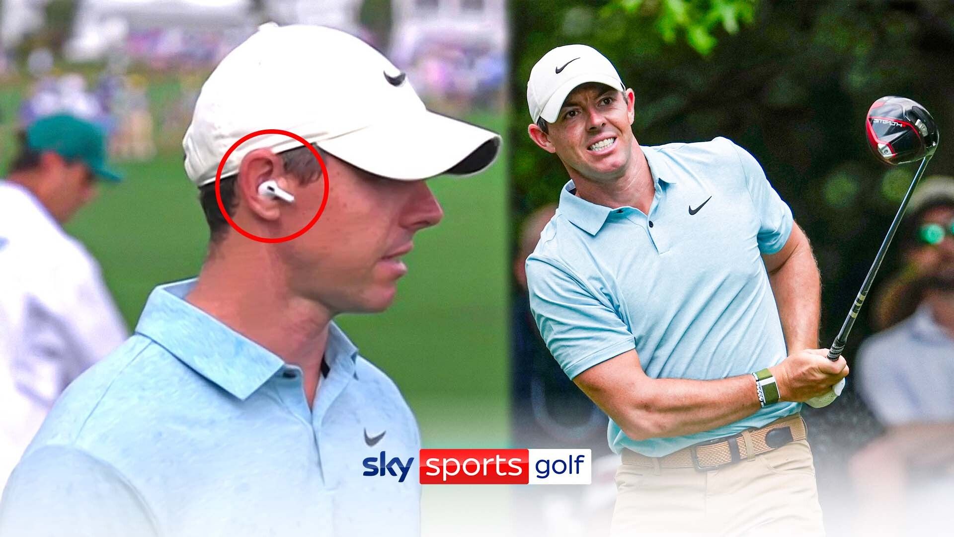 Rory provides incredible insight with earpiece during Masters round