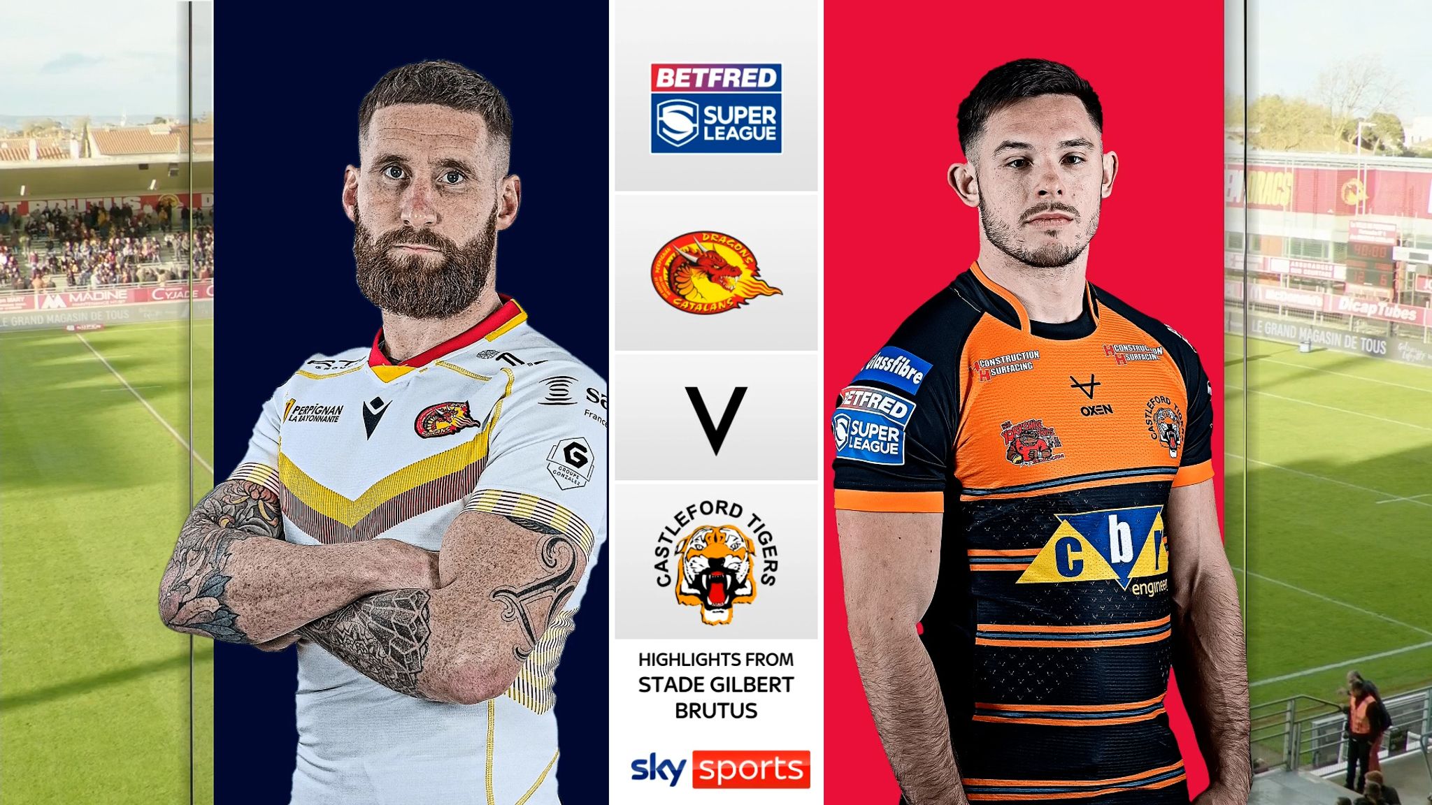 Catalans Dragons 22-18 Castleford Tigers Super League highlights Video Watch TV Show Sky Sports