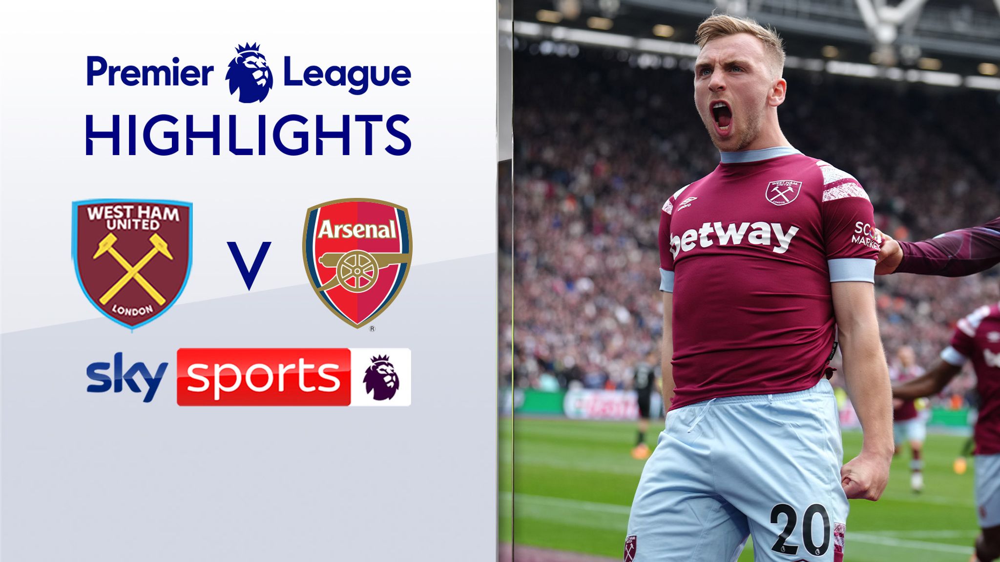 West Ham 2-2 Arsenal Premier League highlights Video Watch TV Show Sky Sports
