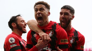 Marcus Tavernier score a stunning goal to equalise for Bournemouth at the start of the second half