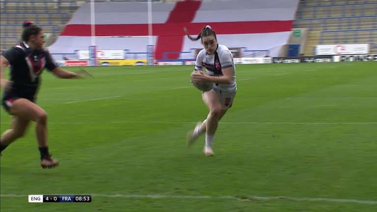 Burke scores her second try