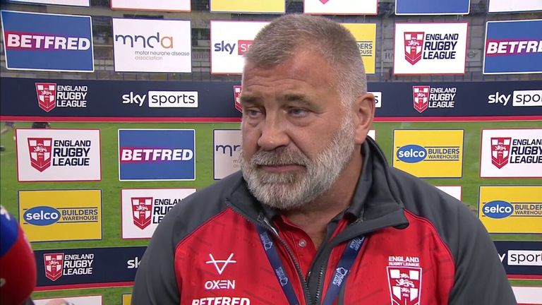 England head coach Shaun Wane reflected on his team's big win over France and how the debutants performed.