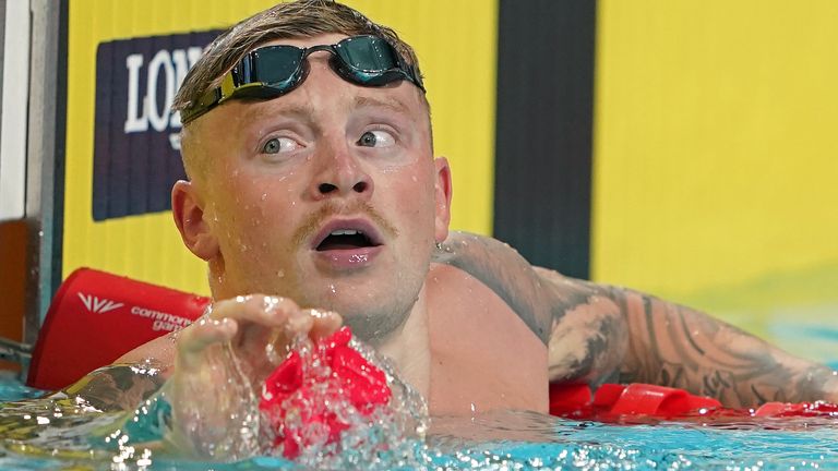 Adam Peaty withdrew from April's British Swimming Championships