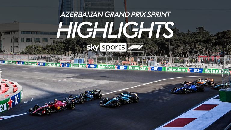 Highlights of the Sprint from the Azerbaijan GP.