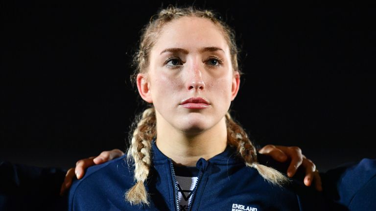 Caitlin Beevers was one of the stars of England's run to the World Cup semi-finals last year