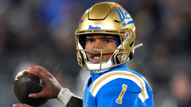 UCLA quarterback Dorian Thompson-Robinson is projected to be a late-round pick on days two or three