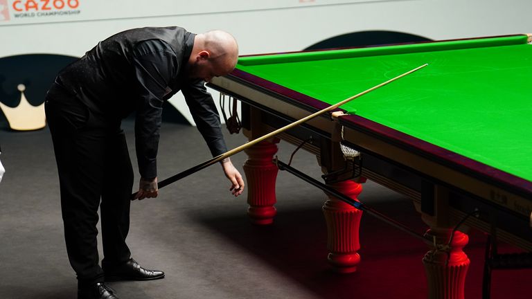 Brecel leans in disbelief after wrapping up his incredible comeback win 