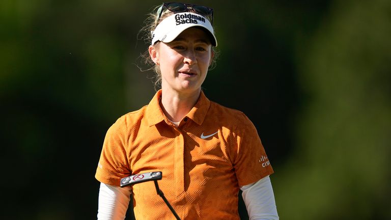 Nelly Korda is looking to bounce back from her shock missed cut at the KPMG Women's PGA Championship