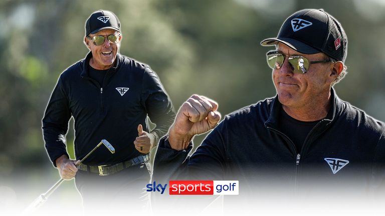 Three-time Masters champion Phil Mickelson put on a superb final-round performance with five birdies in his last seven holes to claim joint-second spot in April