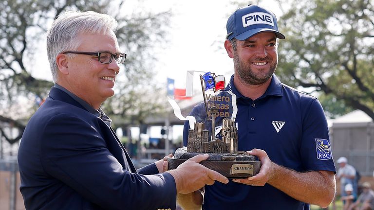 Corey Conners earned a one-stroke victory at the Valero Texas Open
