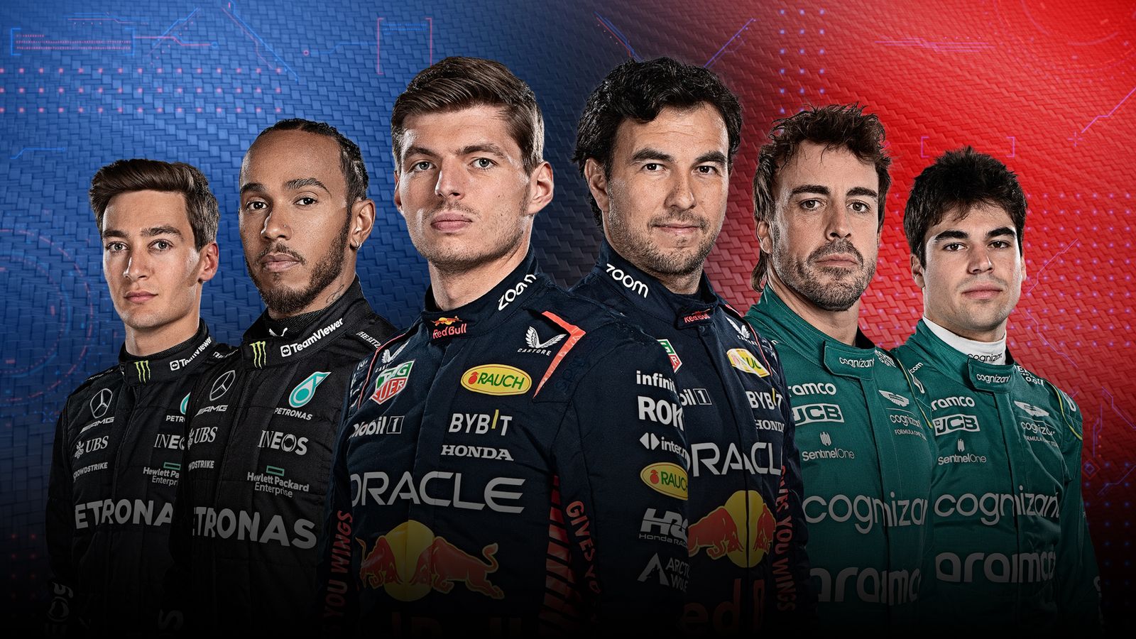 F1 Drivers 2022 Head Shots