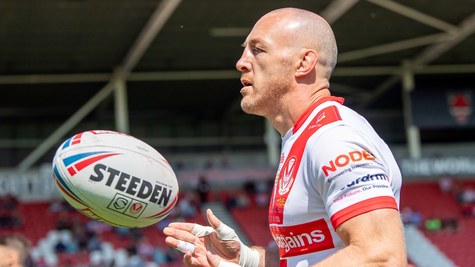 St Helens 26-12 Salford Red Devils: Saints pick up Super League win as James Roby celebrates 532nd appearance