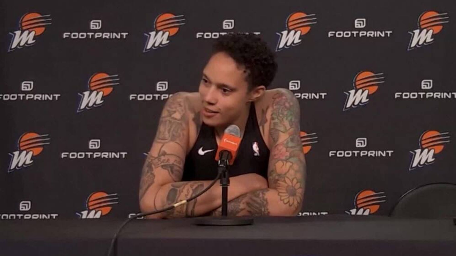 Griner: 'I got chocked up' | Part of healing process is letting it out