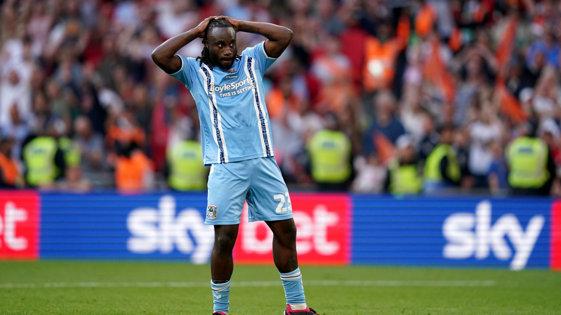 Coventry condemn Dabo abuse after missed penalty in play-off final