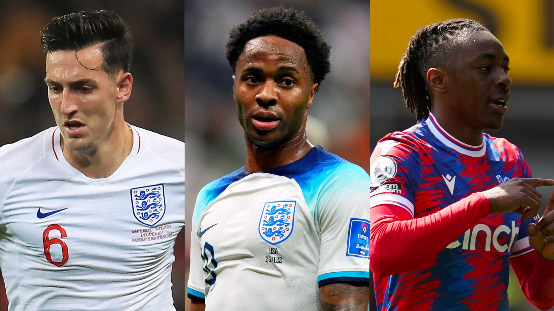 Sterling, White left out of England squad | Dunk, Eze called up