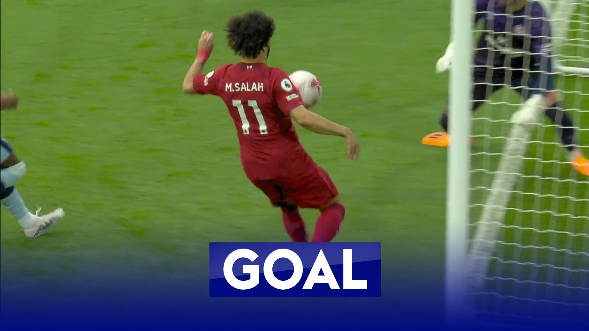 Salah bundles in opener from close range