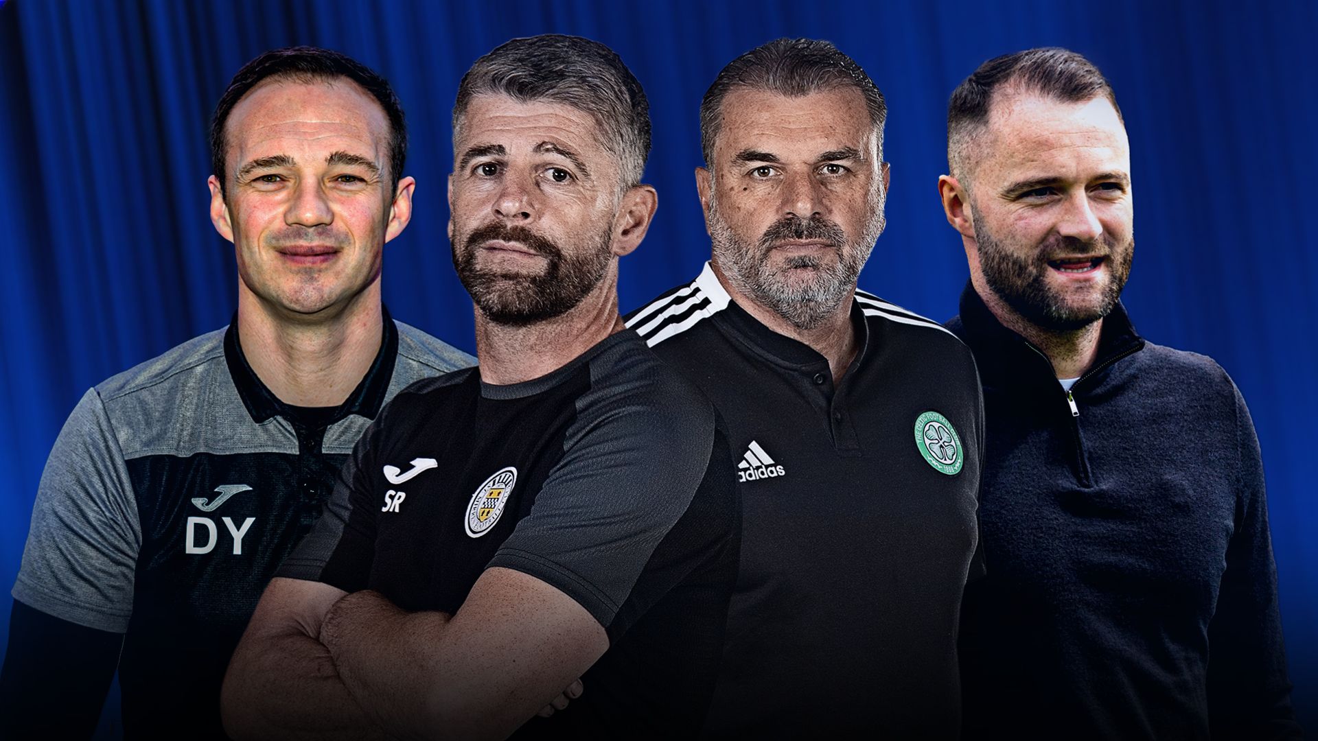 Postecoglou & Robinson among nominees for Scottish manager of the year