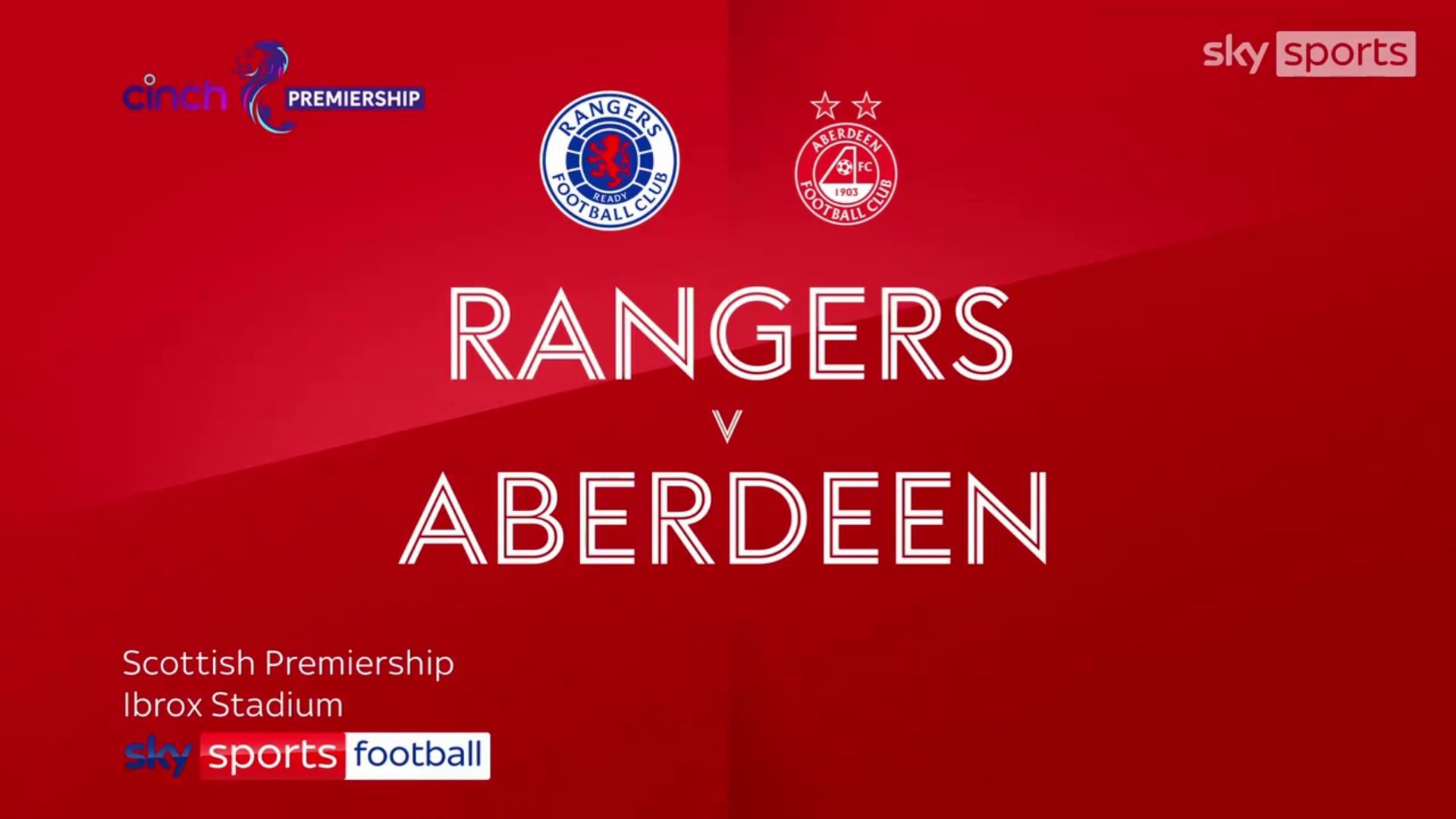 Rangers 1-0 Aberdeen