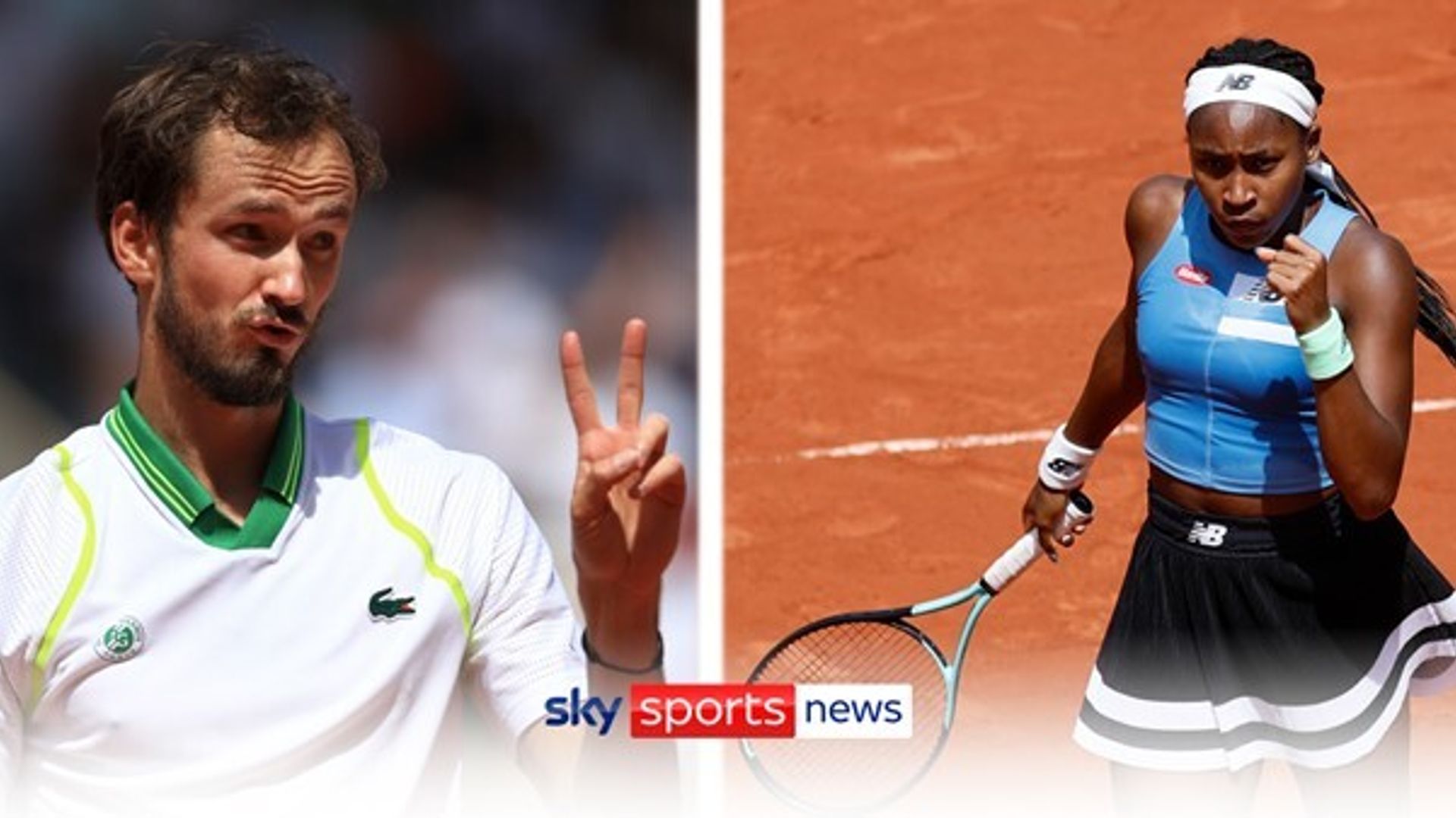 Medvedev crashes out of French Open | Gauff survives scare to advance