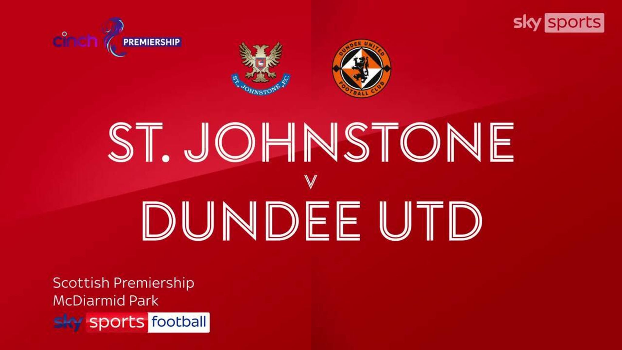 St Johnstone 1-0 Dundee Utd Scottish Premiership highlights Video Watch TV Show Sky Sports