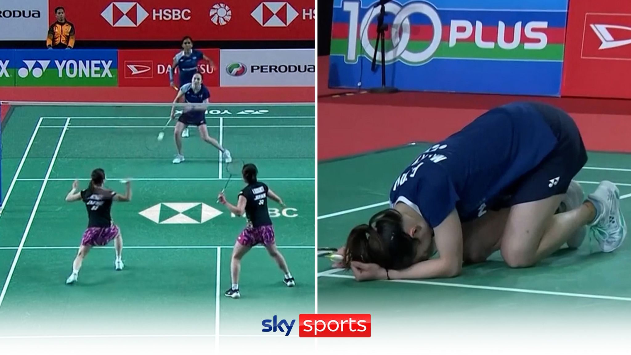 Incredible badminton rally lasts three minutes and ends after 211 shots! Video Watch TV Show Sky Sports