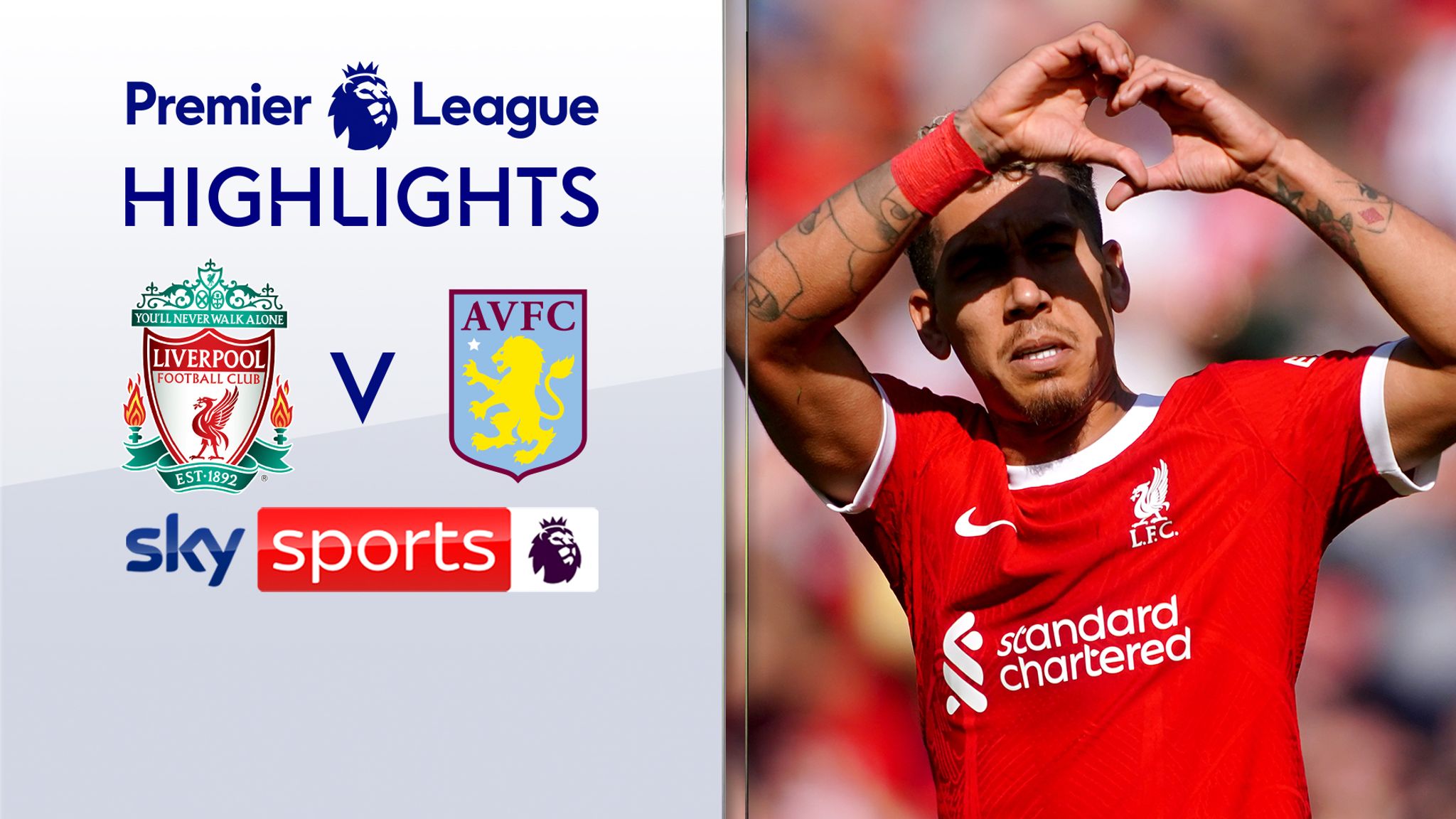 Liverpool 1-1 Aston Villa Premier League highlights Video Watch TV Show Sky Sports
