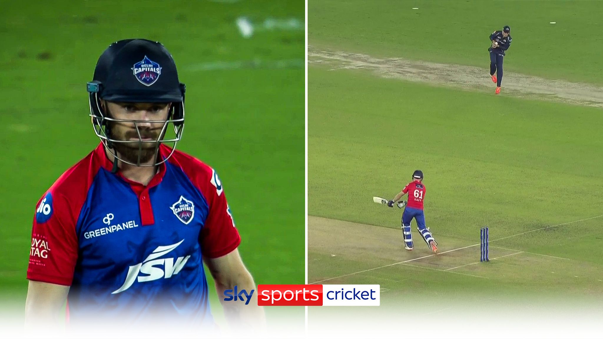 Phil Salt out for golden duck in IPL as Delhi Capitals take on Gujurat Titans Video Watch TV Show Sky Sports