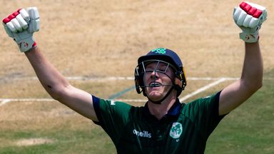 Harry Tector struck 10 sixes in his 140 for Ireland against Bangladesh