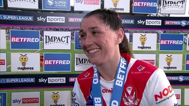 St Helens' Faye Gaskin reveals how it feels to win player of the match after 720 days out injured