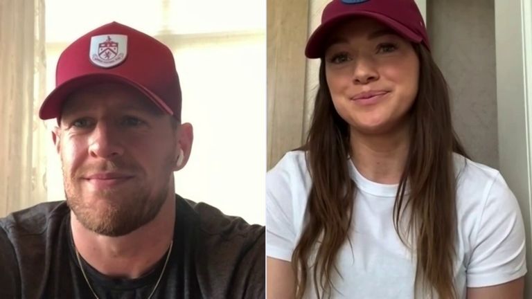 Former NFL star JJ Watt and wife and soccer player Kealia Watt spoke of what they hope to achieve at Burnley after announcing their investment into the club