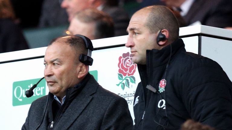 Eddie Jones y Steve Borthwick trabajaron juntos en la configuración de Inglaterra