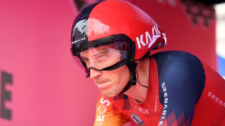 Britain's Geraint Thomas continues to lead the Giro D'Italia after stage 13 