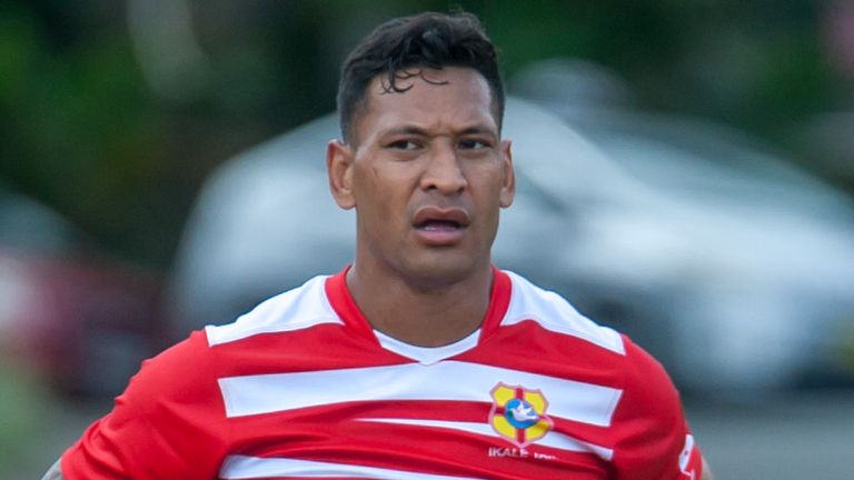 Israel Folau will start for the World XV against the Barbarians on Sunday