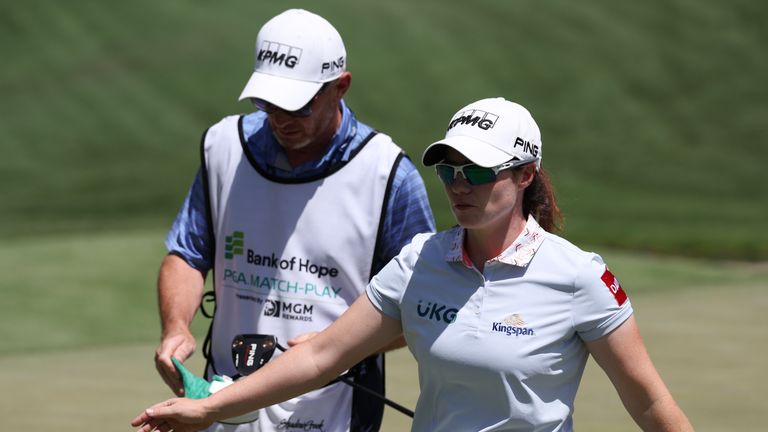 Leona Maguire beat Linnea Strom 4&2 on the opening day of the Bank of Hope LPGA Match-Play in Las Vegas