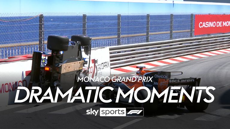 Look back at some of the most dramatic moments to have taken place at the Monaco Grand Prix.