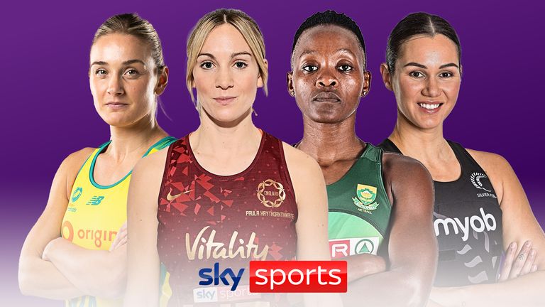 Sky Sports will broadcast every match from the 2023 Vitality Netball World Cup