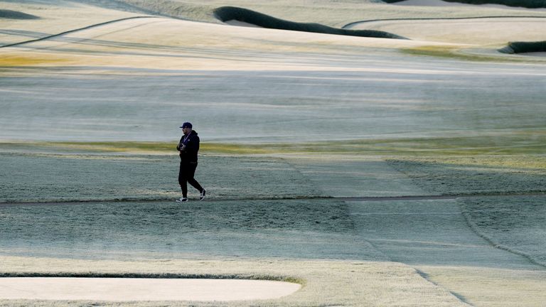 The PGA Championship was delayed due to frost on Thursday