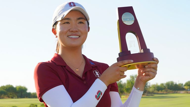 World No 1 amateur Rose Zhang, who defended her NCAA individual national title earlier this month, has turned pro and been given an exemption for August's AIG Women's Open