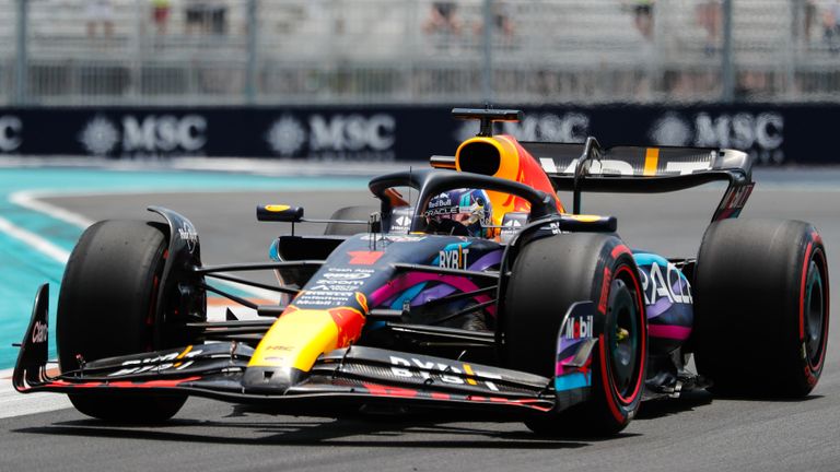 Max Verstappen topped final practice for Red Bull