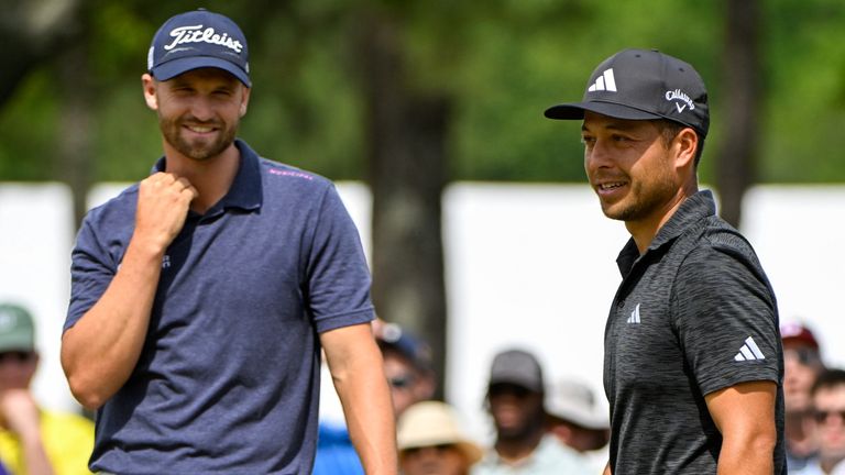 Clark and Xander Schauffele played in the final group on Sunday