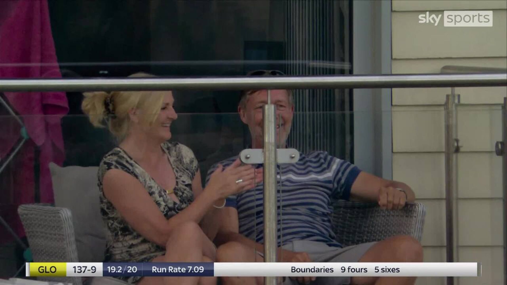 'Look how impressed the misses is' | Fan's incredible catch on his own balcony