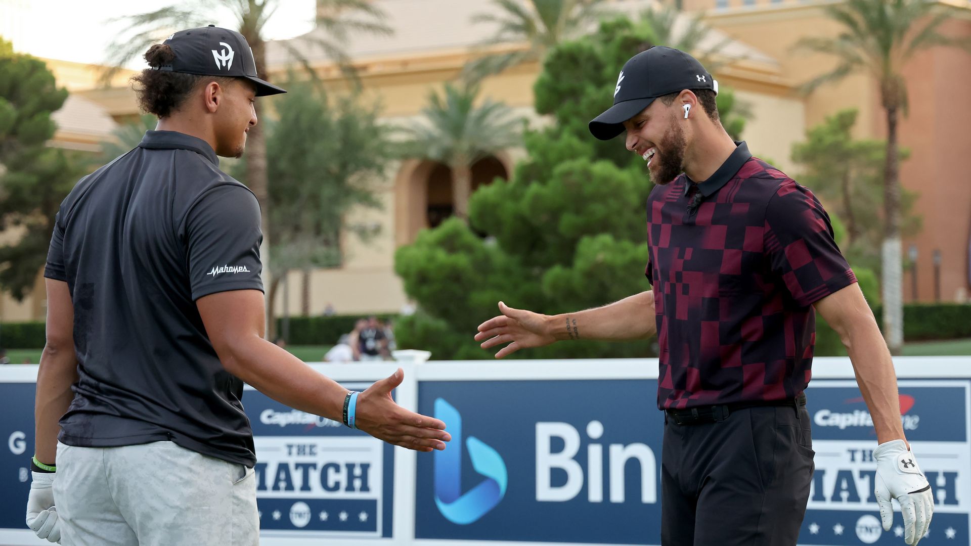 'Soft hands!' | NFL stars beat NBA rivals in golfing charity match