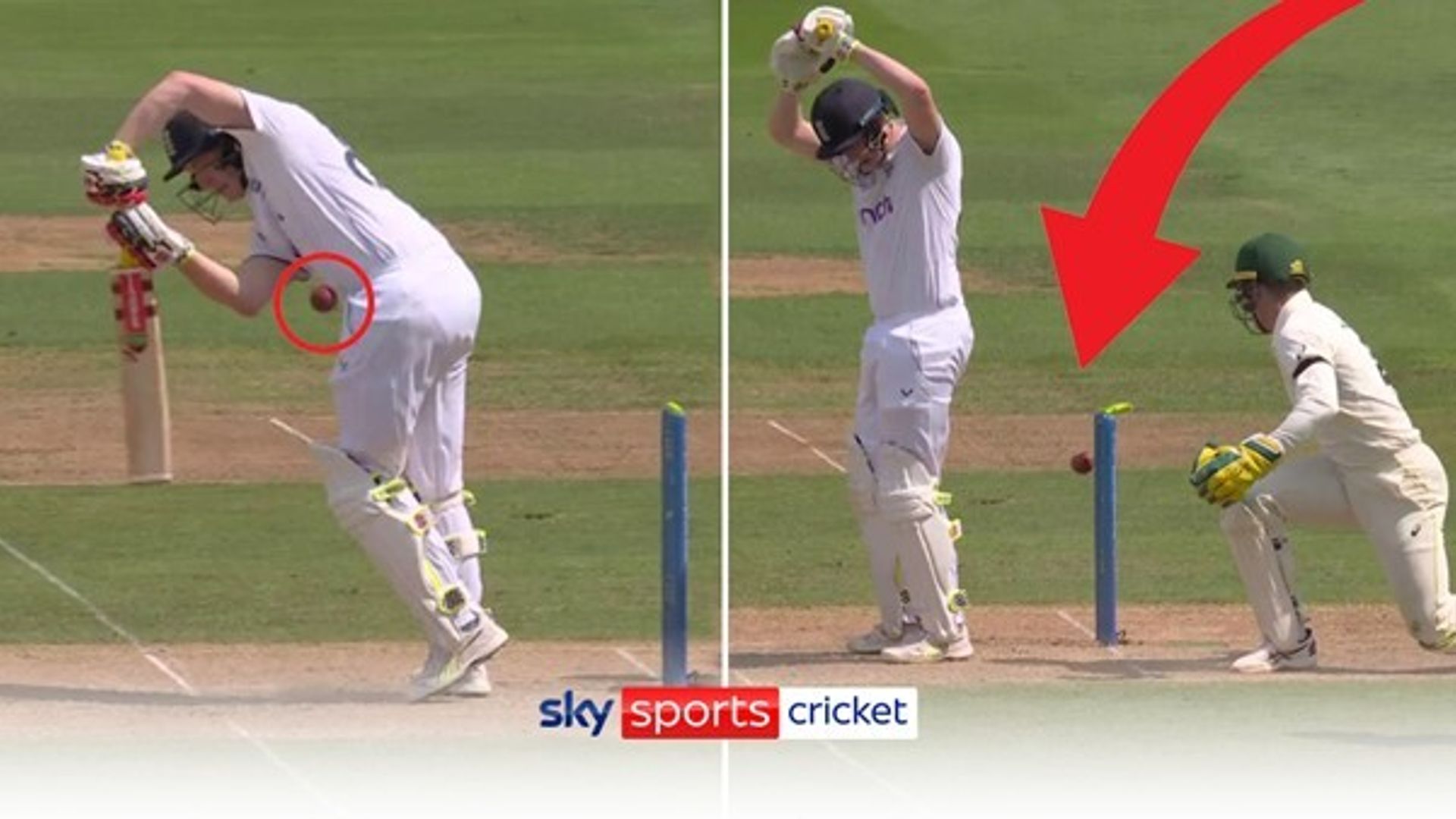 'It's desperately unlucky!' | Brook departs after bizarre dismissal