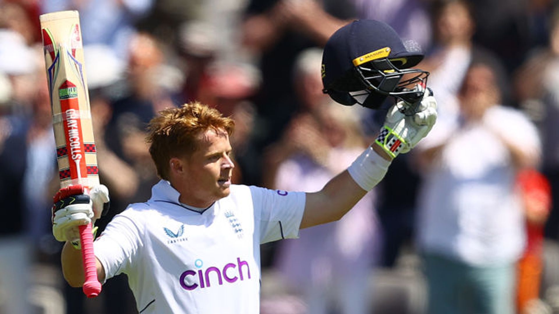 Pope hits sparkling double ton with England eyeing emphatic win