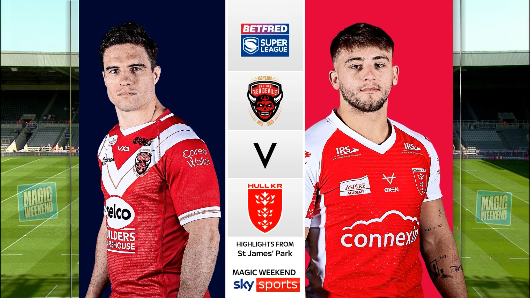 Salford Red Devils 26-16 Hull KR Super League highlights Video Watch TV Show Sky Sports